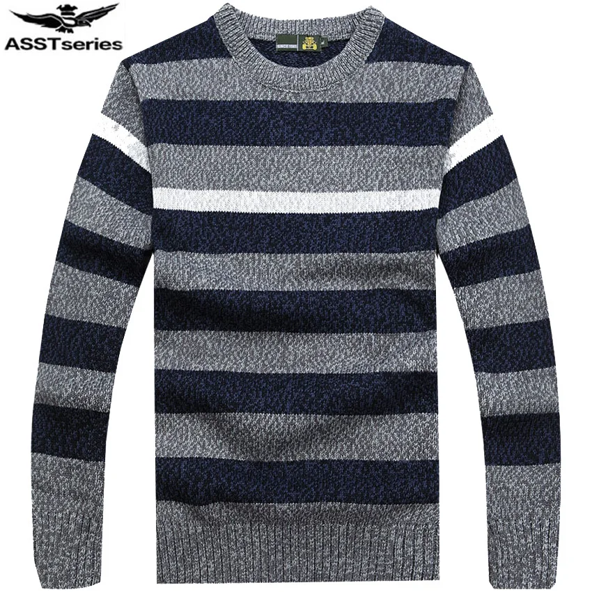 Бесплатная доставка AFS джип бренд высокого качества с круглым вырезом стиль свитер полосатый больше цветов выбор классические свитера 88