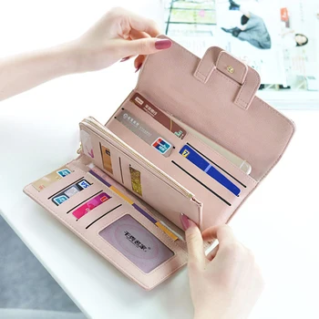 

Baellerry Large Capacity Wallet Female Purses Women Wallet Long Clutch Card Holder Lady Coin Purse Phone Pocket Money Bag WWS089