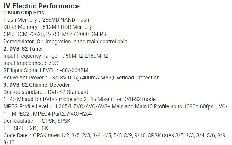 MEELO TURBO DVB-S2/C/T2 linux enigma2 OS IPTV-цифра спутниковый телевизионный ресивер 7-сегментный-4 знака после запятой Дисплей процессор 256 Мб флэш-память 512 Мб DDR