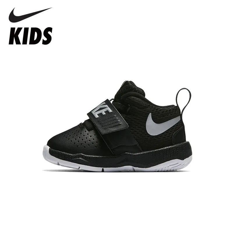 

NIKE TEAM HUSTLE D 8 New Arrival Toddler Sneakers Basketball Kid's Running Shoes Breathable 881943