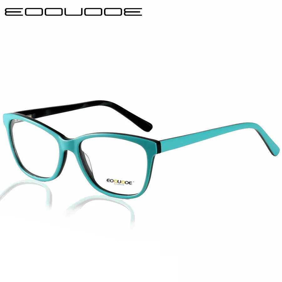Женская оправа для очков EOOUOOE по рецепту ацетатные очки Oculos de Grau Feminino|Женские