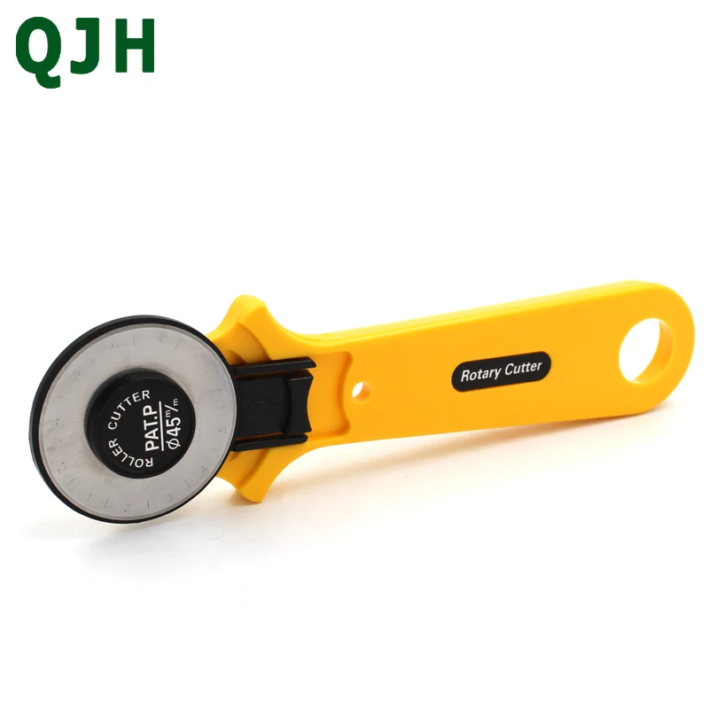 QJH 45 мм лоскутные роликовые колеса круглый нож для шитья кожи и ткани DIY бытовые