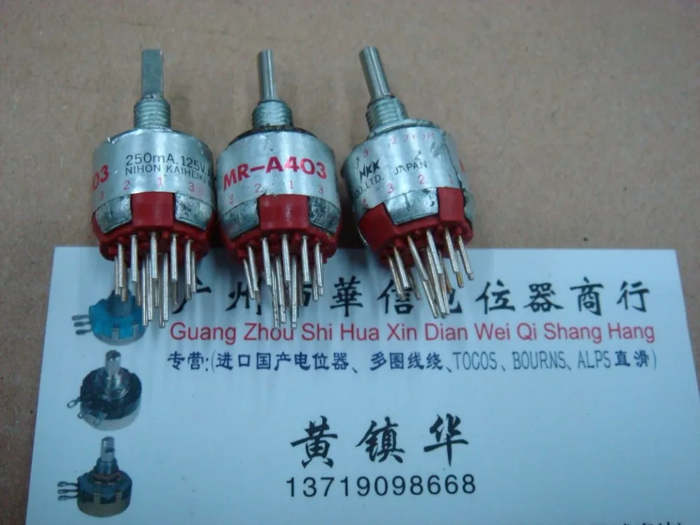 Original new 100% import Japan MR-A403 band switch 4 knife 3 files (SWITCH) Original new 100% import Japan MR-A403 band switch 4 knife 3 files (SWITCH)