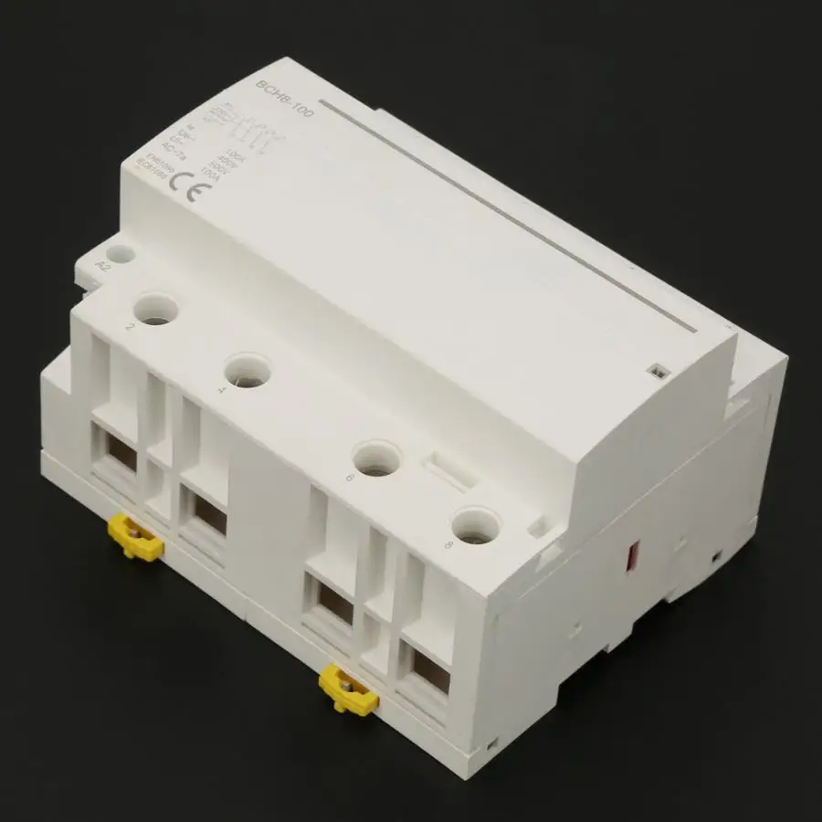 Contattore 4 P 4NO 100A 50/60 Гц бытовой DIN Rail контактор переменного тока низкого Мощность потребление contator eletrico