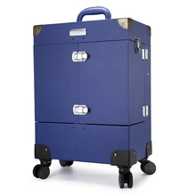 Профессиональная Эстетическая качественная многофункциональная большая сумка на колесиках косметичка на колесиках коробка для макияжа чехол лучший чехол для красоты