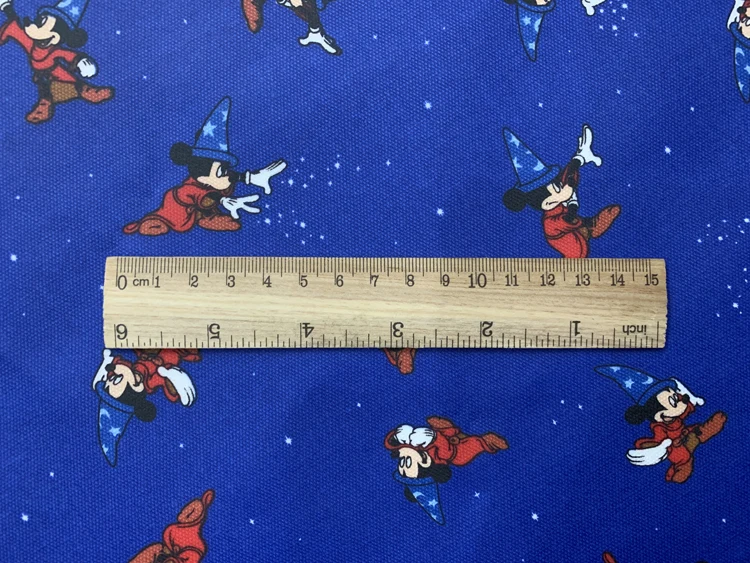 

Polyester Waterproof Fabric cloth Handmade DIY Tablecloth curtains Mickey Print
