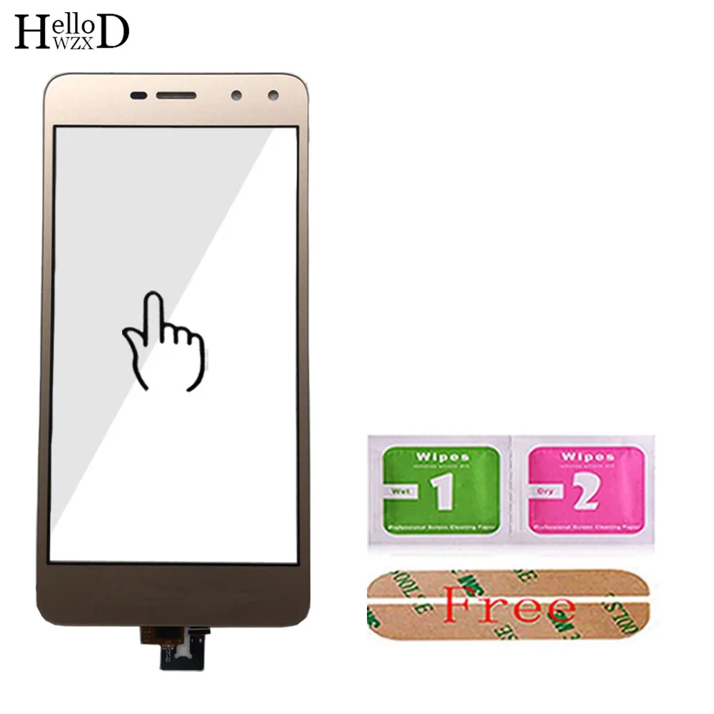 5 ''мобильный сенсорный экран дигитайзер панель для huawei Honor Enjoy 6 сенсорный экран дигитайзер Переднее стекло объектив сенсор инструмент - Цвет: Gold No Tools