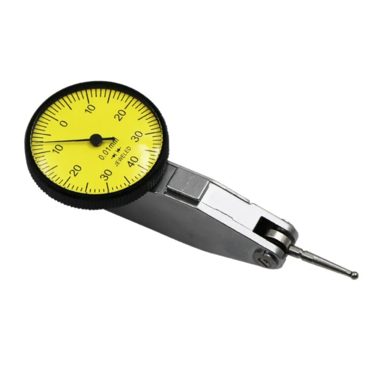 

0-0.8mm Dial Test Indicator 0.01mm Dial Indicator Vertical Analog Dial Gauge Indicator Shockproof waterproof 1567