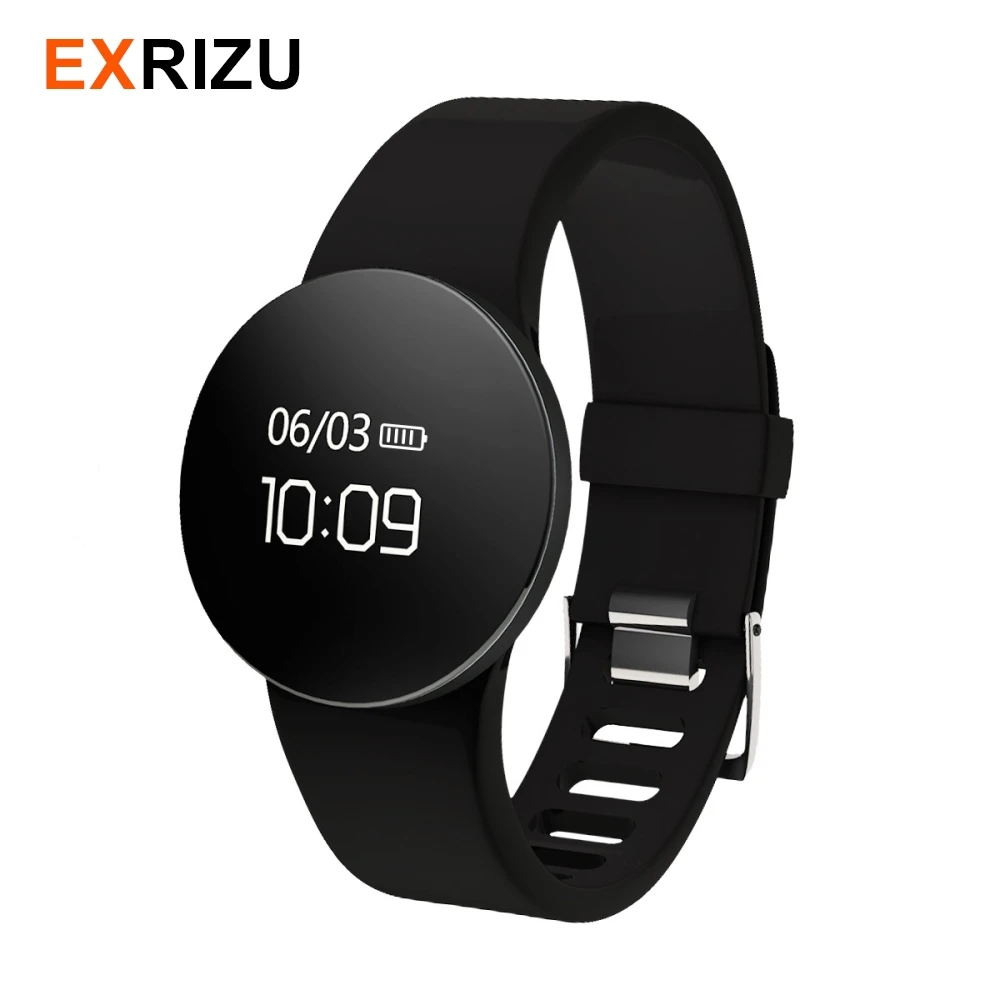 

EXRIZU D3 Smart Wristband Pedometer Alarm Clock SMS Reminder Waterproof IP67 Sleep Monitor Activity Tracker Smart Bracelet Band