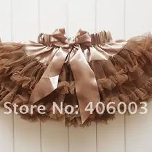 Детская юбка; сезон осень-зима; пышные маленькие юбки для маленьких девочек; коричневая юбка