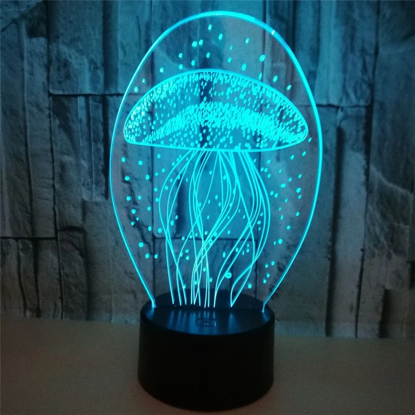 Jellyfish 3D night light (8)