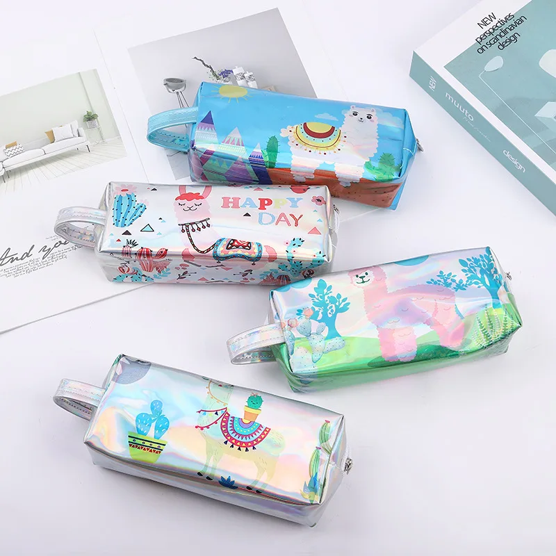 Пенал-карандаш из альпаки с высокой емкостью estuche escolar Kawaii trousse solaire stylo pencilcase школьная юбка-карандаш