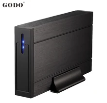 3.5″ IDE/Sata to USB2.0 HDD hard disk drive enclosure/case/box with Stylish Aluminum case for notebook desktop Free shipping