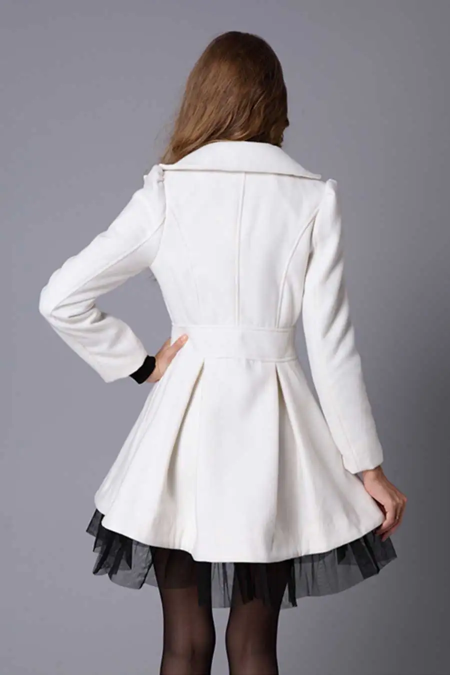 ZOGAA бренд Для женщин длинный плащ пальто Демисезонный двубортное приталенное пальто кружева ветровка верхняя одежда женская одежда