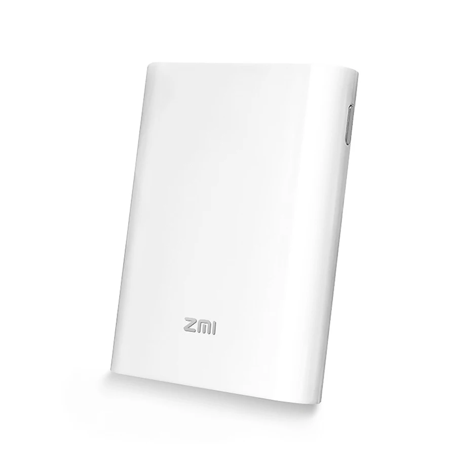 Xiaomi ZMI 4G Wifi роутер 7800 мач MF855 внешний аккумулятор 3g 4G беспроводной Wifi повторитель Wifi роутер мобильная точка доступа 7800 мач внешний аккумулятор - Цвет: White