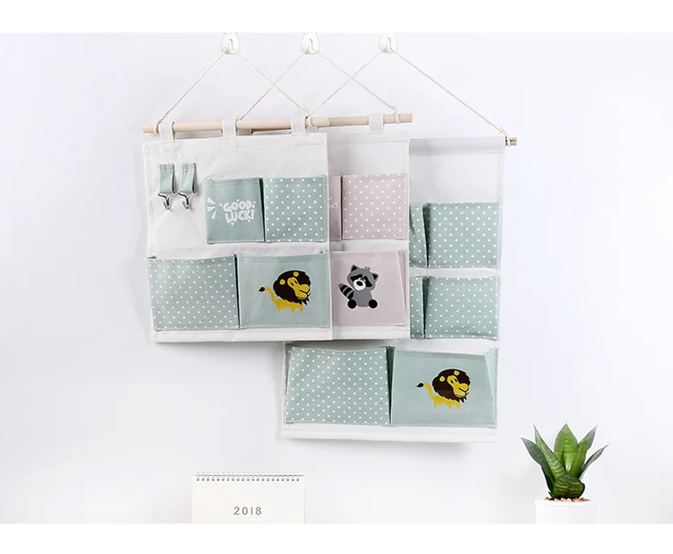 Free shipping Washable Over the Door Storage Bag Door Office Wall Book Notebook Textbook Magazine Hanging Bag (2)