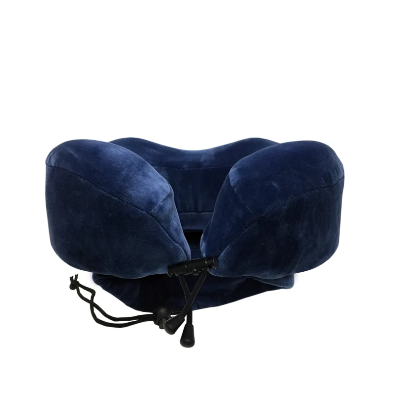 High Quality 20*30cm Multifunction U Shaped Memory Foam Neck Pillows Space Travel Pillow Solid Healthcare Bedding-Navy | Дом и сад