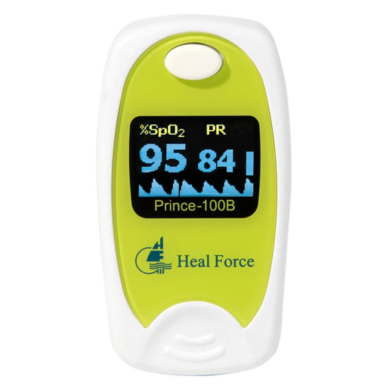 

Fingertip Pulse Household Pulse Oximeter 0.95 Inch OLED Screen Waveform Display Smart Power Saving Finger Pulse Oximeter