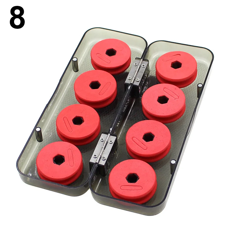 

High 1 Box Fishing Line Shaft Winding Board Portable Bobbin Spools Durable Accessories DOG88