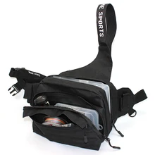 Многофункциональная Рыболовная Сумка поясная рыболовная приманка Рыболовная Снасть Сумка Рюкзак Кроссбоди Слинг Сумка муха катушка линия Водонепроницаемый ткани Карманы