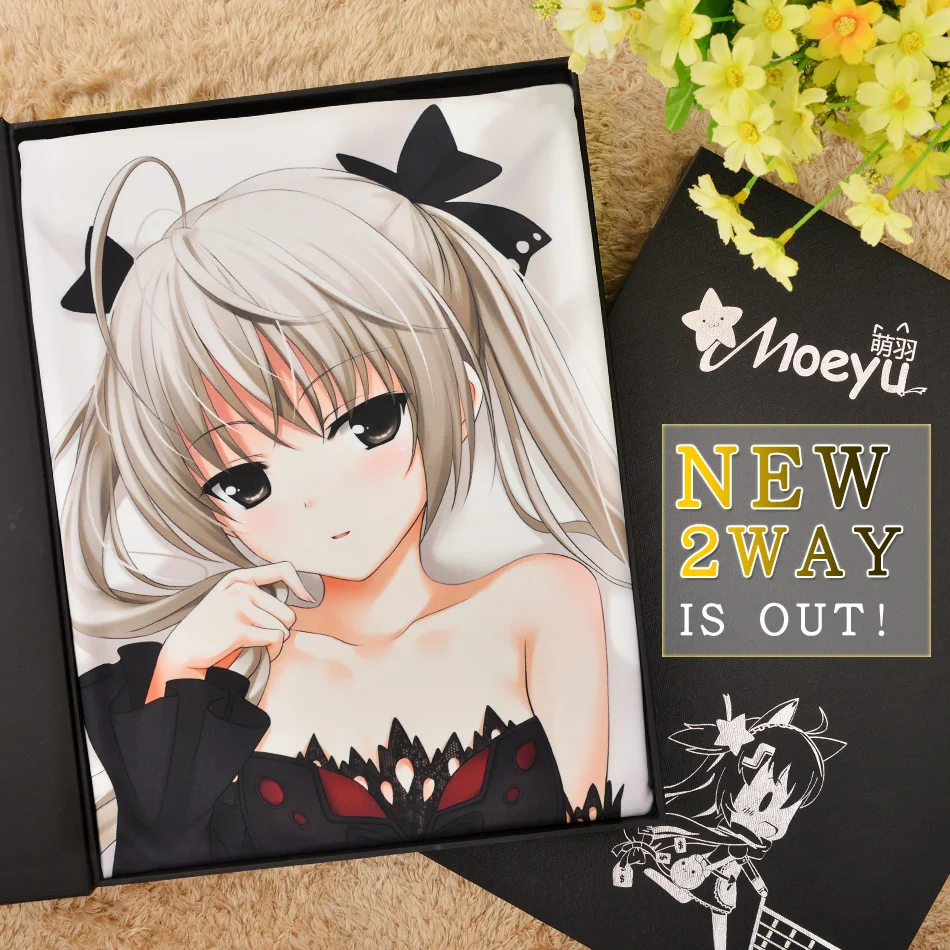 Наволочка Yosuga No Sora с изображением Феи Бабочки обнимающей тело симпатичная