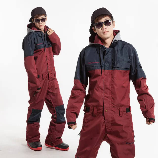 Best price at $212 Cheap 2016 DHL freeshipping men's sportswear one piece winter ski suits for male snowboard jacket+pants Outdoor Windproof set