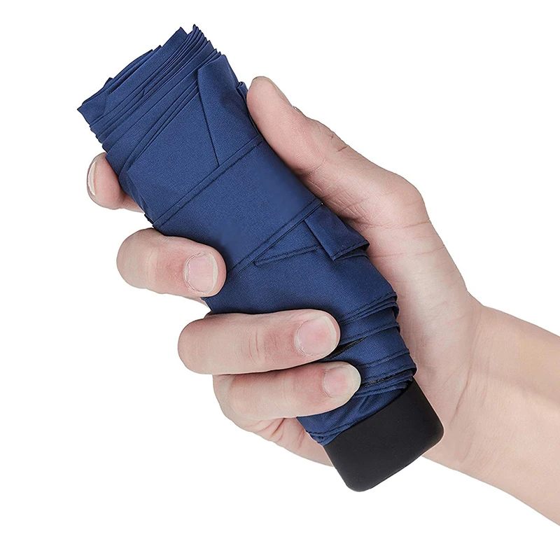 Mini Compact Sun&ampRain Travel Umbrella - Lightweight Portable with 95% UV Protection | Дом и сад