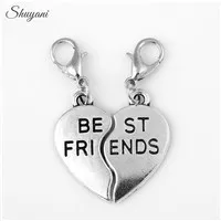 20pcs-lot-Free-shipping-Silver-Two-Parts-Heart-Pendant-Charms-Heart-Best-Friends-Charms-Pendants-for