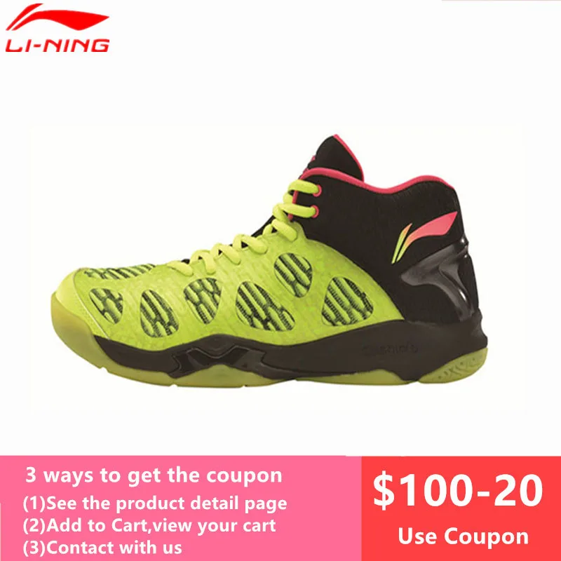 

Li-Ning Newest Men's Badminton Shoes Breathable Lining Athletic Sneaker Anti-Slippery Sports Shoe LiNing Genuine AYAM011 L740OLC