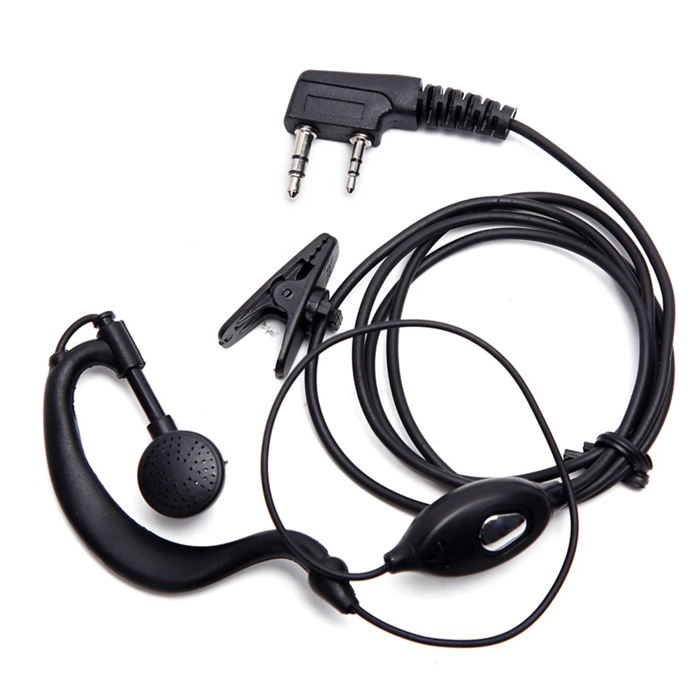 Walkie Talkie Headset Earphone K-Plug Wired Two Way Ham Radio Earpiece For Baofeng BF-888S UV5R Walkie Talkie 992 Earwear