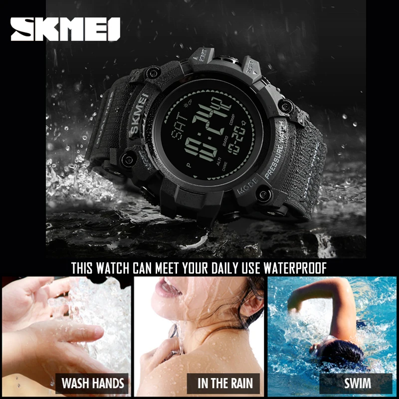 SKMEI Outdoor Sports Digital Watch Compass Temperature Weather Electronic Watches Luxury Men Multifunction Military Wristwatches SKMEI Outdoor Sports Digital Watch Compass Temperature Weather Electronic Watches Luxury Men Multifunction Military Wristwatches