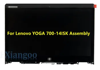 

14" For Lenovo Yoga 700-14ISK 80QD 80JH LP140WF3-SPL2 80JH0025US 80QD004TUS S5D10H35588 Full LCD Display Touch Screen Assembly
