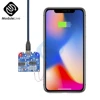 Стандартный беспроводной приемник Qi с Wi-Fi зарядным устройством, модуль зарядного устройства для Micro USB, мобильный телефон, 5 в постоянного то... ► Фото 1/6