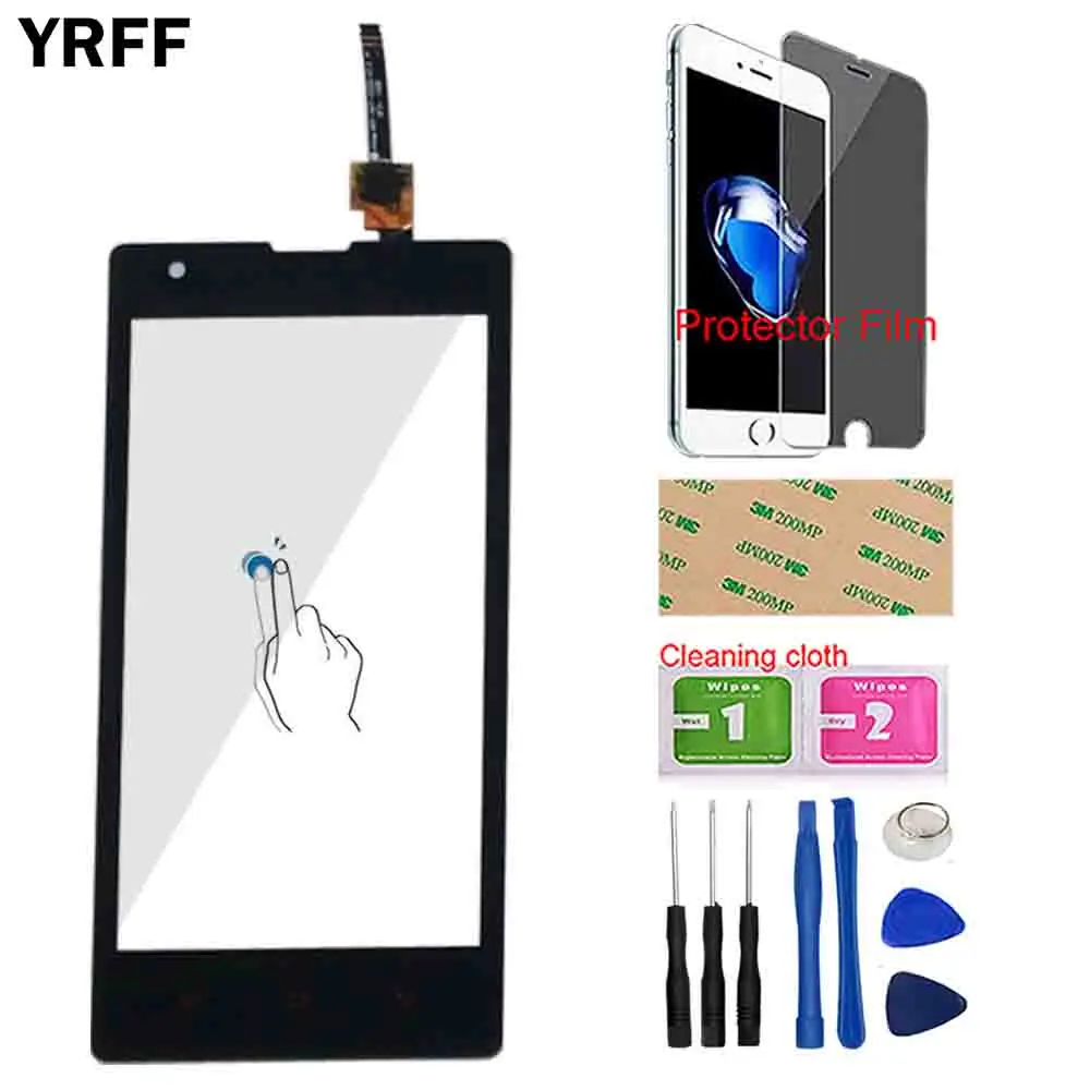 

4.7'' Mobile Phone Touch Screen Front Glass For Xiaomi Redmi 1 1S Touch Screen Digitizer Glass Lens Sensor Tools Protector Film