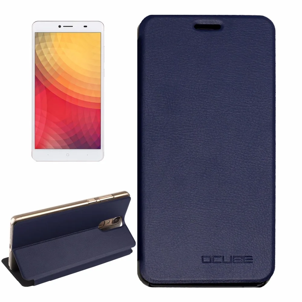 

OCUBE for Doogee Y6 Max Spring Texture Horizontal Flip Leather Case with Holder