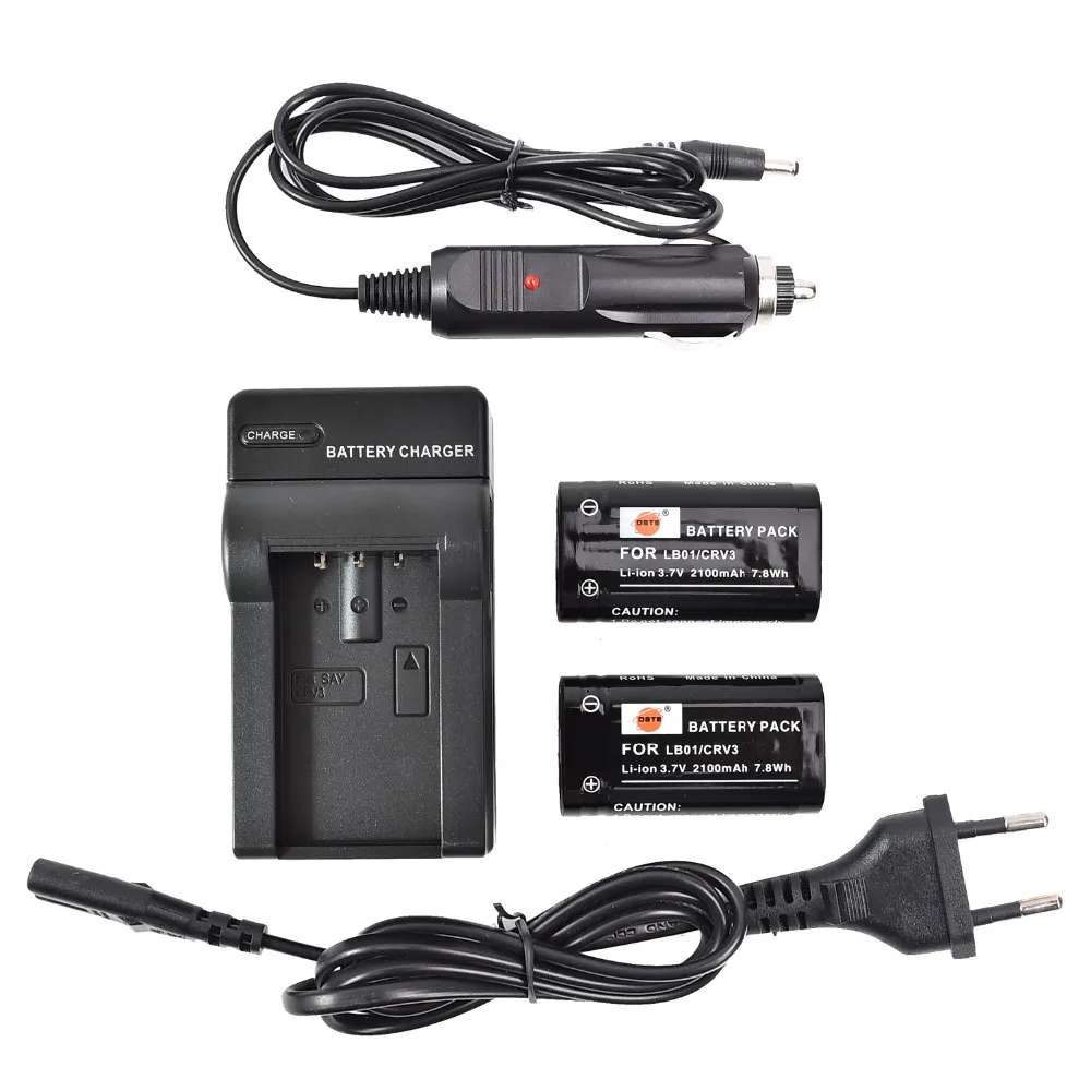 DSTE 2 шт. CR-V3 CRV3 Li-Ion Батарея с путешествия и автомобильное Зарядное устройство для цифровой камеры Olympus C-700 C-720 C-740 C-740UZ C-750 C-750UZ C-730 Камера