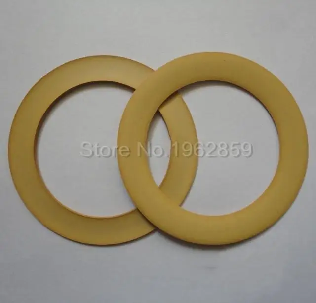 

2pcs Pistons Rubber Ring Silent Oil Free 1500W Air Compressor Pistons Polyimide Ring 74.2X48X0.9 Air Compressor Parts