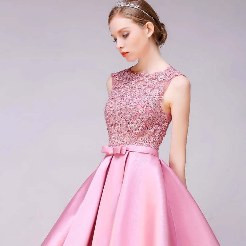 ROBE DE SOIREEDONGCMY SHORT COCKTAIL DRESSES PARTY PLUS SIZE WOMEN LACE GOWN BACKLESS A LINE VESTIDOS ELEGANT evening dresses cocktail dress