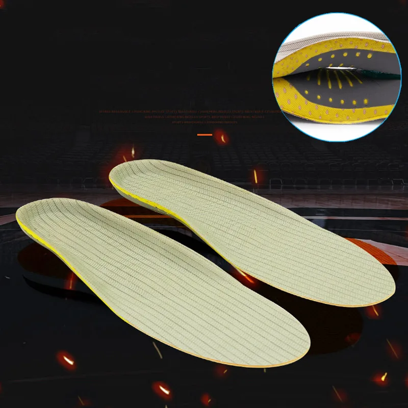 

Men/Women Orthotic Arch Support Massaging Insole Functional Shock Absorption Orthopedic Pad For Foot Pain Relieve Shoe Pads