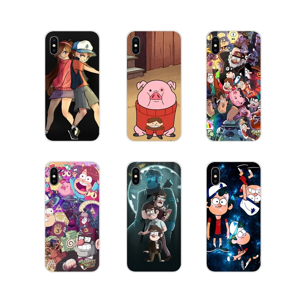 

Transparent TPU Bag Case For Xiaomi Redmi 4A S2 Note 3 3S 4 4X 5 Plus 6 7 6A Pro Pocophone F1 Cartoon Anime Gravity Falls Family