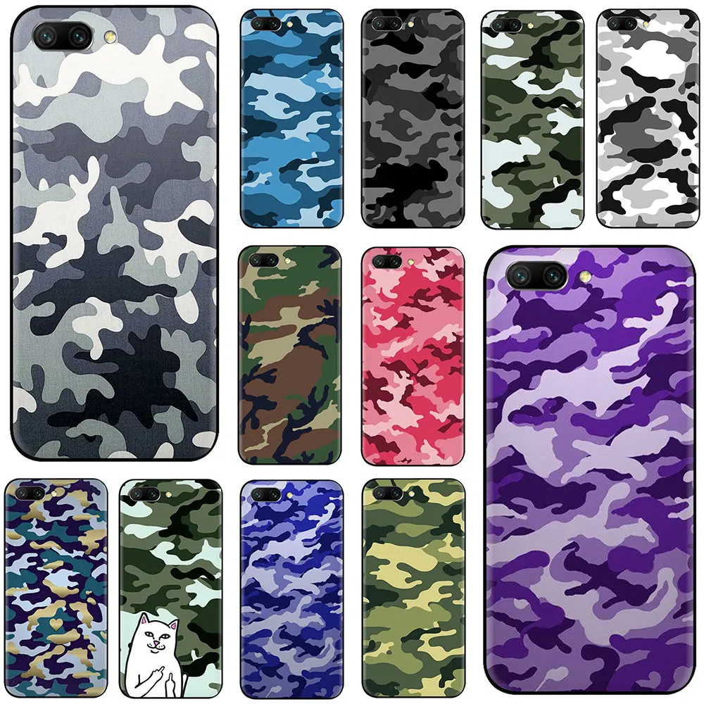 

Camouflage Pattern Camo military Army TPU Case for Huawei Honor 10 8 9 Lite 6A 7A Pro 7c 7x 8c 8x Nova 3 3i Y9 Y7 Y6 Y5 Prime