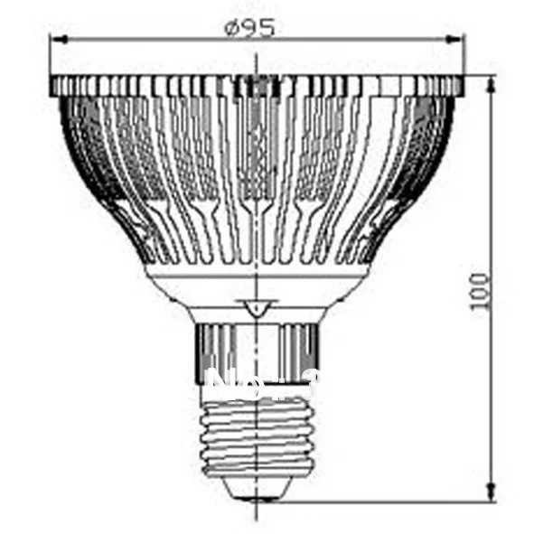 CREE E27 디밍 가능 PAR30 21W PAR38 LED 전구 램프 86-265V 쿨/내추럴/웜 화이트