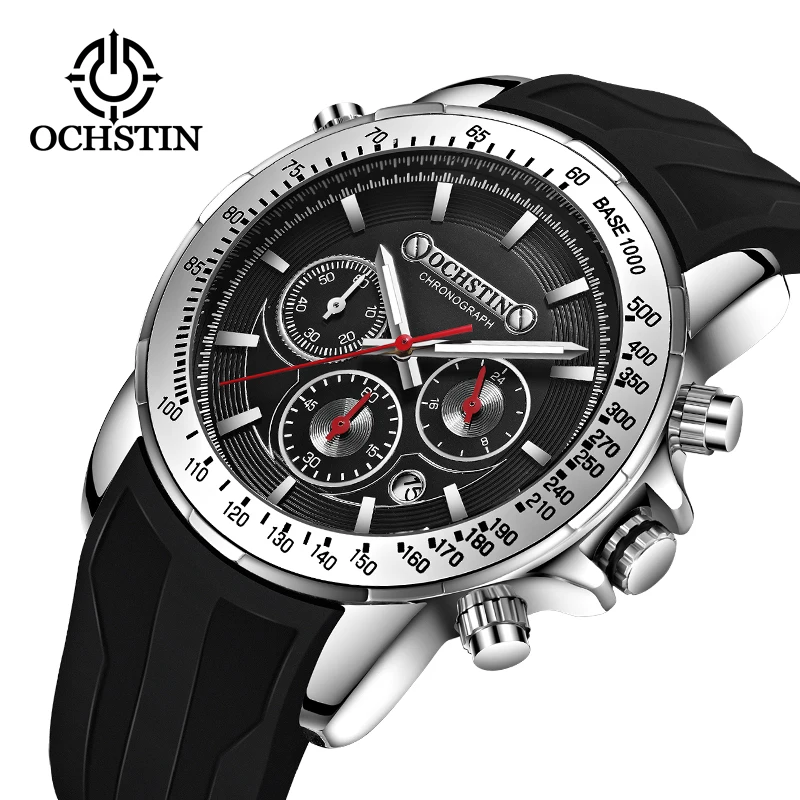 

OCHSTIN Men's Chronograph Quartz Watches Top Brand Luxury Waterproof Sport Wristswatch for Male Wrist Watch Relogio Masculino