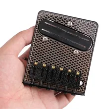 Patria eléctrica Guitarras cromo puente 6 silla cadena puente pickup set para Fender Telecaster Guitarras pickup 10.5mm