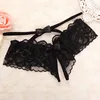 Women Sexy Lingerie Erotic Open Crotch Panties Lace Transparent Crotchless Underwear Underpants Lace Sexy G-String Hot Sale ► Photo 1/6