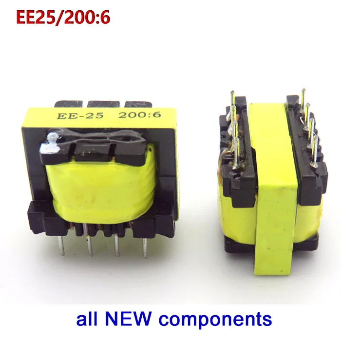 Сварочный аппарат трансформатор EE25 200:6 для ZX7/WS/LGK инвертор Вспомогательный силовой трансформатор, Высокочастотный импульсный, 8 футов