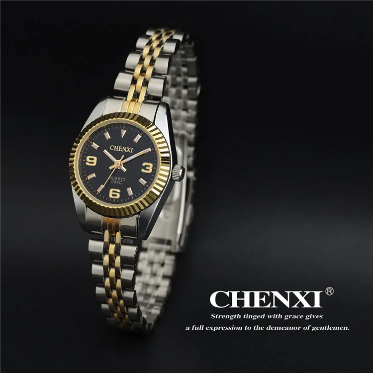 CHENXI Top Brand Watch Ladies Quartz-Watches Women& Men Simple Dial Lovers' Quartz Fashion Leisure Wristwatches Relogio Feminino