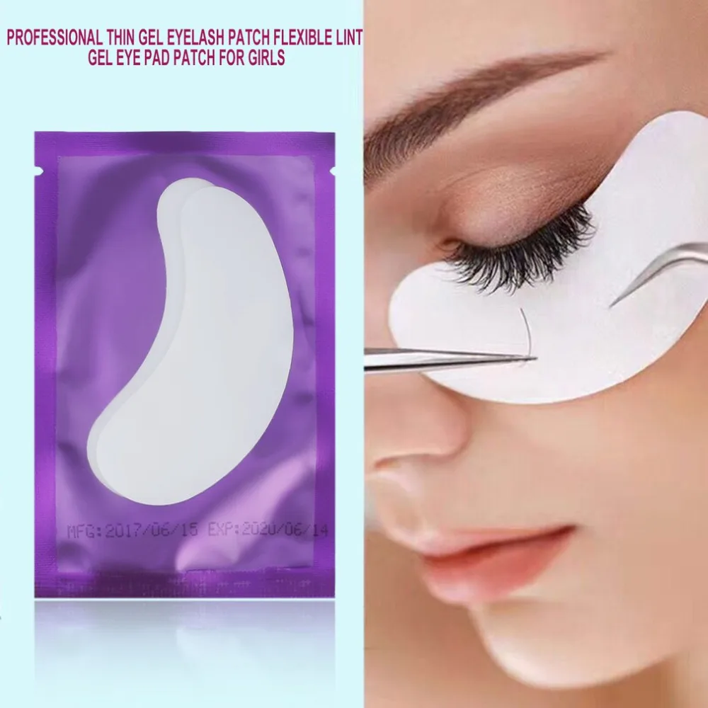 Multifunction Thin Gel Eyelash Patch Flexible Lint Gel Professional Eye
