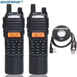 2 шт. Baofeng UV-82 8 Вт мощная рация Dual Band 3800 мАч с DC Connecto UV 82 UV82 для портативный охота способ радио