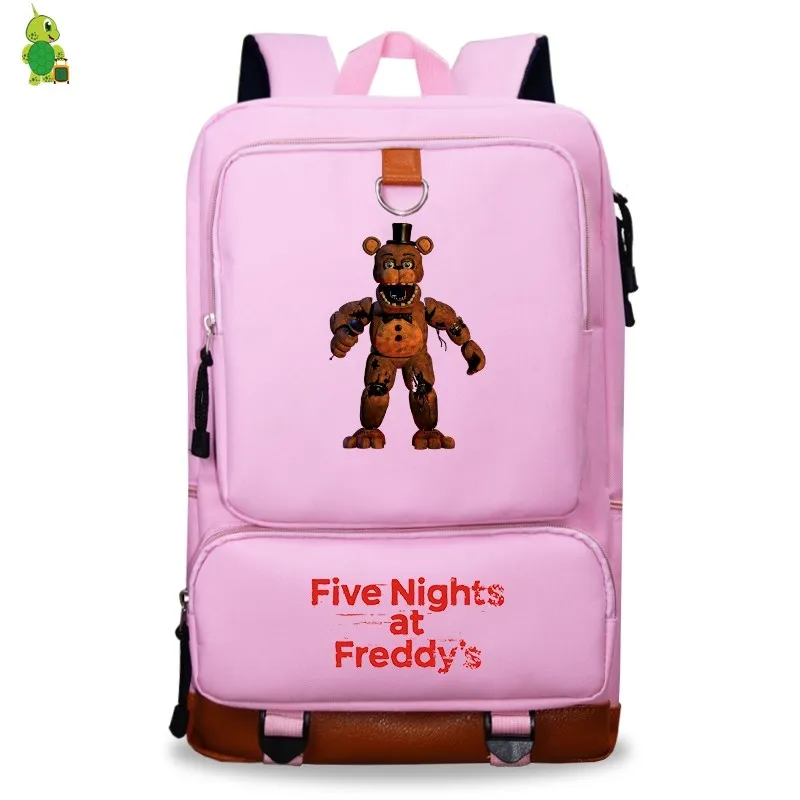 Five Nights At Freddy's 2 FNAF игрушка в виде рюкзака Freddy Chica рюкзак для ноутбука для подростков мальчиков девочек большой школьный дорожный рюкзак - Цвет: 4